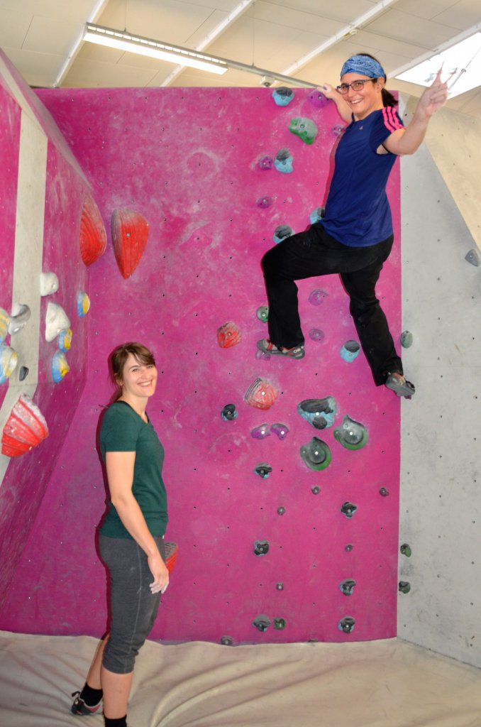 Bouldern mit MS - Workshop Kletterwerkstatt in der Boulderwelt München Ost