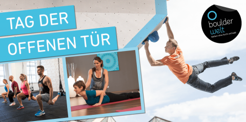 Tag der offenen Tür in der Boulderwelt München West