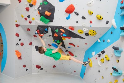 Boulderteens in der Boulderwelt Kinderwelt