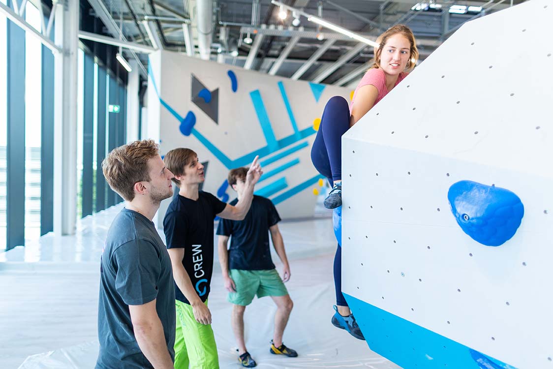 Aufbakurs Bouldern Gruppe Erwachsene