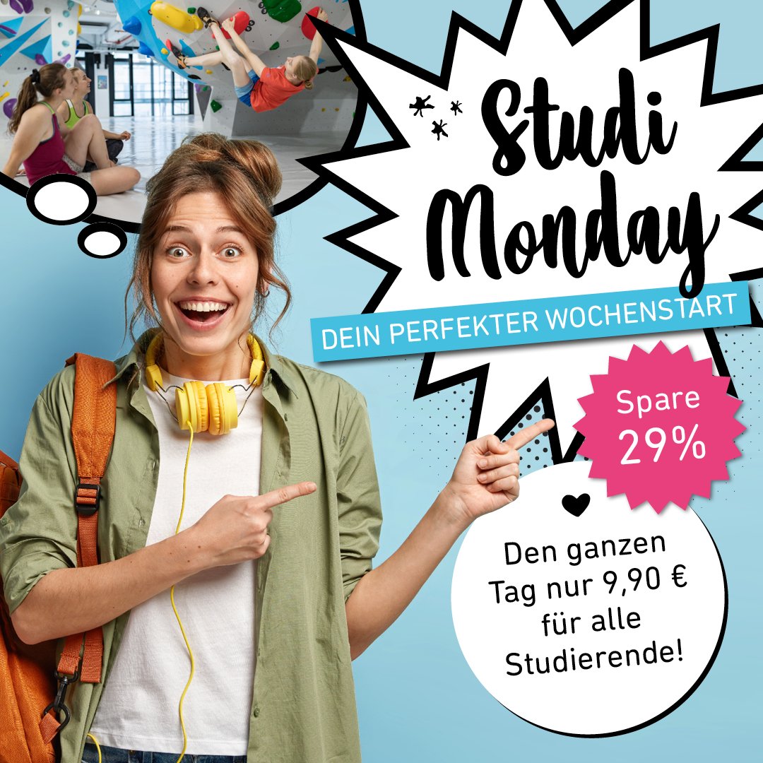 Jeden Montag: Nur 9,90 € für alle Studierende!