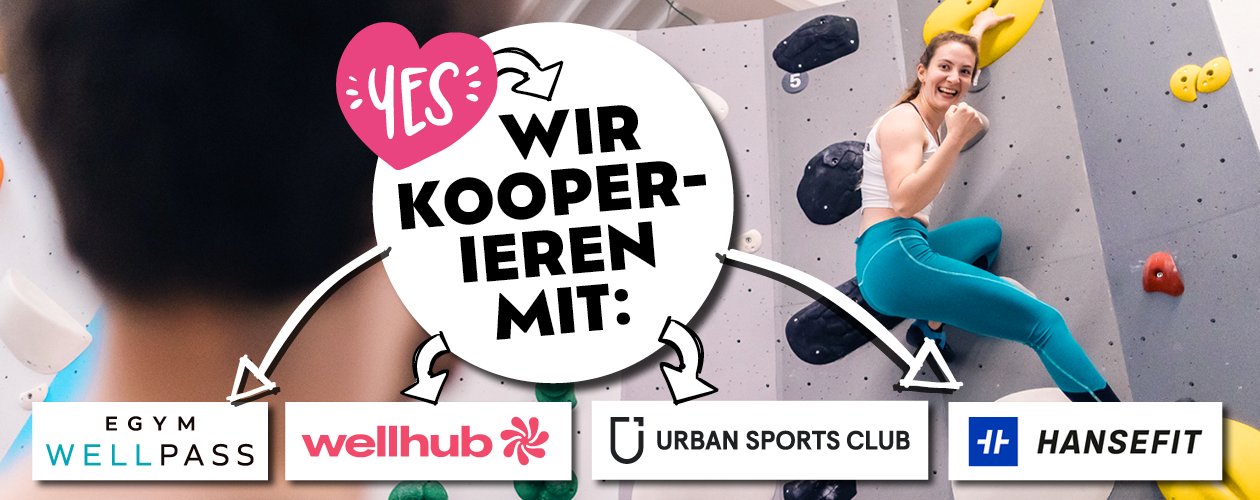 Unsere Kooperationspartner: EGYM Wellpass, Wellhub, Urban Sports Club und Hansefit